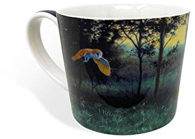 Owl and Fox Bone China Mug by Julian Friers - 325ml - Wildlife Mug