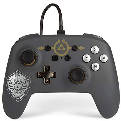 KEEPXYZ Enhanced Wired Controller for Nintendo Switch - Hylian Shield, Gamepad, Wired Video Game Controller, Gaming Controller - Nintendo Switch