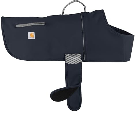 Carhartt Quick Duck Fleece Lined Dog Jac, Water-Repellent Dog Vest, Dark Sapphire, Small