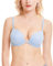 WingsLove Push Up Bra Sexy Deep V Plunge Add 2 Cups Bras Underwire T-Shirt Bra Multiway (Blue,32D)
