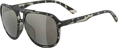 ALPINA SNAZZ - Verspiegelte und Bruchsichere Sonnenbrille Mit 100% UV-Schutz Für Erwachsene, leo-grey matt, One Size