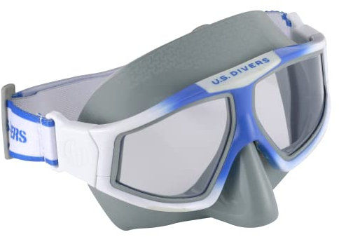 US.Divers Set Avila, Tauchset für Erwachsene mit 180° Panoramablick, UV-Schutz, Anti-Beschlag- und Anti-Leck-Gläsern, Wassersport, Schnorcheln, für Männer und Frauen, Silikonmaske