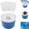 LOMYLM 5 Stück Pool Filtersocken Skimmer Socken Filterkörbe Skimmer Saver Socken Feinmaschige Filtersocken für Schwimmbad