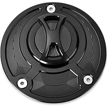 für Yamaha/kompatibel mit Ducati Tankdeckel Racing Motorrad Tankverschluss Zaddox ZT4 schwarz