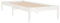 vidaXL Kiefer Massivholzbett Bettgestell Bett Holzbett Einzelbett Futonbett Bettrahmen Schlafzimmerbett Schlafzimmermöbel Weiß 90x200cm