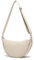 YIKOEE Borsa a mezzaluna per donna e uomo, piccola borsa a tracolla con forma di mezzaluna, Beige