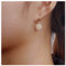 Inilbran Boho Sonnenblume Reif Ohrringe - Gold Gänseblümchen Blume Vintage Tropfen Ohrringe - Winzige Sonnenblume Baumeln Schmuck für Frauen und Teenager-Mädchen
