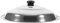 BESTonZON Couvercle De Casserole Universel Couvercle De Casserole Ronde en Acier Inoxydable De 34 Cm Couvercle De Woks avec Bouton Couvercle De Poêles Couvercle De Casserole Couvercle De