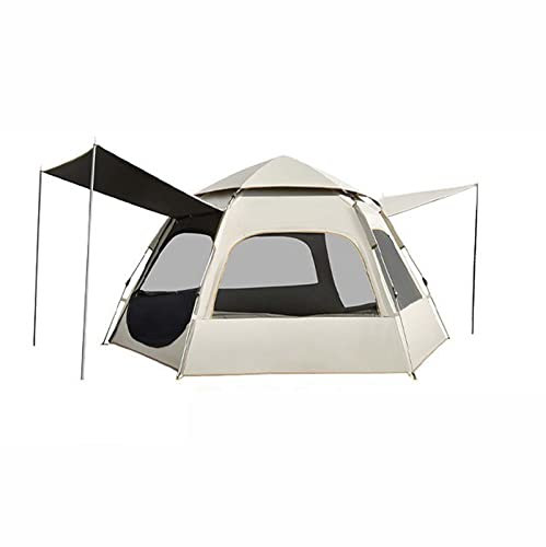 Camping Zelt 4-6 Personen 235x270x150cm, Ultraleichte Campingzelt Groß, Kuppelzelt Sofortiges Aufstellen Für Outdoor, Sekundenzelt Wasserdicht, Winddicht Trekkingzelt Wurfzelt