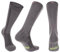 DANISH ENDURANCE Kompressionsstrümpfe, Sport Kompressionssocken, 21-26 mmHg, Unisex, für Herren & Damen, Grau/Schwarz, 39-42