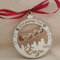 Boule de noël en Bois personnalisée, Boule Personnalisable Mon Premier Noel,décoration pour Le Sapin de Noel