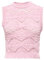 ONLY Onlfrida Life SL Structure Top Ex KNT Tricot, Rose, XL Femme