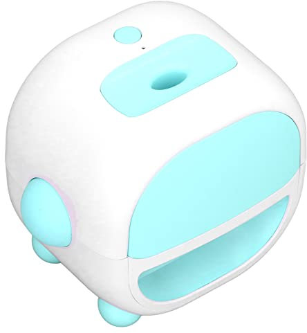 Electric Melon Seed Peeler Single Hole Design Tooth Protection Portable Sunflower Seeds Opener Lithium Battery Included for Home and Travel (Blue)