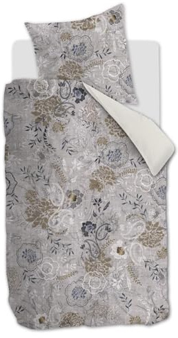 Riviera Maison Renforcé-Bettwäsche-Garnitur Floral Paisley Farbe Sand Größe 155x220+80x80