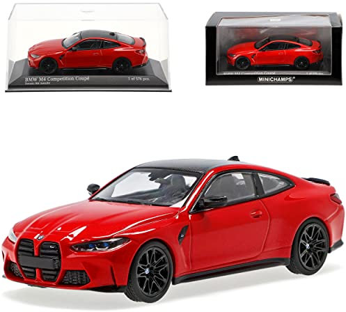 Generisch B*M*W 4er G22 M4 Competition Coupe Rot Metallic Ab 2020 1/43 Minichamps Modell Auto