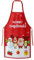 Rayson Delantales de Navidad Rojo Delantales Navidad Barbacoa Cocina Neutro Delantales Fiesta De Papá Noel Ajustable（Alce Navideño