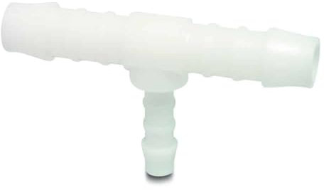 Schlauchverbinder Kunststoff T-Stück reduziert 8 mm x 6 mm x 8 mm