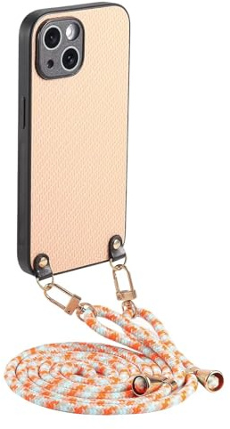 GoodcAcy Coque avec Cordon pour Google Pixel 8 Pro, Etui avec Collier - Tour de Cou Lanière en Corde - Silicone Antichoc Housse avec Réglable Chaine Étuis à bandoulière et Cordon- Rose