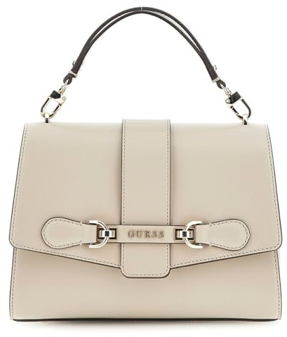 GUESS Nolana Top Handle Flap Bag Taupe
