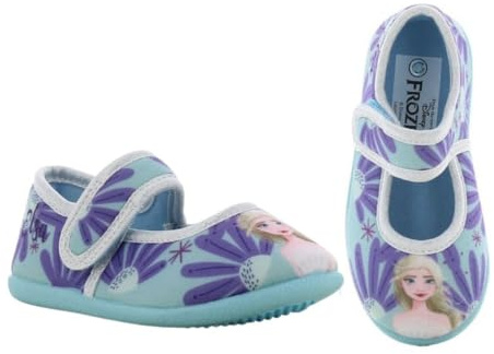 Leomil Frozen Hausschuhe Mädchen Elsa Hausschuhe 26, Ideal für Kindergarten oder Zuhause, Grün