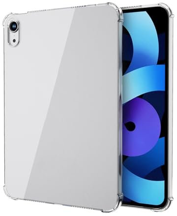 TPU Case for Air 11-Inch M3/M2 (2025/2024) and Air 5/4 (10.9-Inch, 2022/2020 Model), 11 inch Case, Clear Slim Shockproof Tablet Cover For Ultimate Protection and Style (Transparent)