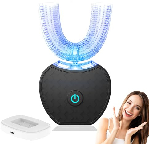 scandinavian smiles toothbrush,U Förmige Zahnbürste,elektrische Zahnbürste Ultraschall,rechargeable Toothbrush for Adults,schallzahnbürste,360°TiefenreinigungUltraschall Automatische Zahnbürste
