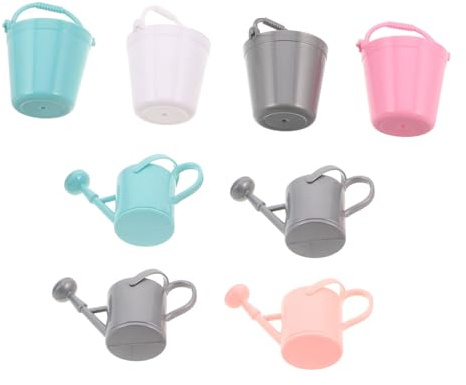 CLISPEED Mini Arrosoir Jardin Garçon Fille et Seau Miniature Précis pour Petites Plantes et Succulentes Outil Jardinage Adapté Aux Garçon Fille Usage Intérieur Extérieur Ludique Couleurs