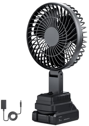 Qidures Ventilatore Senza Fili | Ventilatore Portatile A Batteria | Senza Fili Per Casa Barca E Attività All'aperto