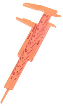 80 mm Füße Schieblehre Kunststoff Mini Nonius Regeln Präzisions-Messtechnik Farbe zufällige