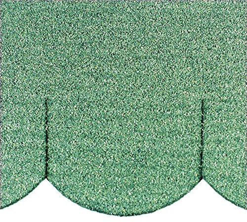 1 Set Dachschindeln Biberschwanz (100 mm) grün Manufaktur Martinshof Biberschwanz, Dachschindeln, Minidachschindeln, Schindelstreifen, Dachdeckung Biberschwanz, Dachschindeln 0,30 m²