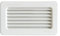 La Ventilazione C126RB Griglia Terminale da Incasso in ABS Dimensioni 145x85 mm