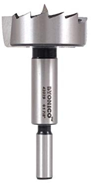 Yonico 43029S 1-7/8-Inch Diameter Steel Forstner Drill Bit 3/8-Inch Shank
