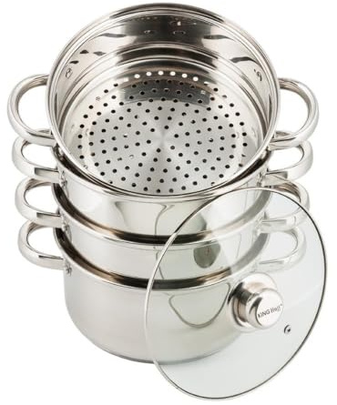 Mantowarka Dampfkocher (Silber, 5Teile)
