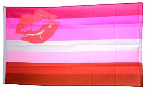 Flaggenfritze® Flagge/Fahne Lipstick Lesbian Pride - 90 x 150 cm