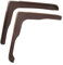Lampa Windabweiser-Set, Universelle Passform, Grau, Selbstklebend, Auto