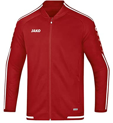 JAKO Herren Freizeitjacke Freizeitjacke Striker 2.0, chili rot/weiß, XXL, 9819