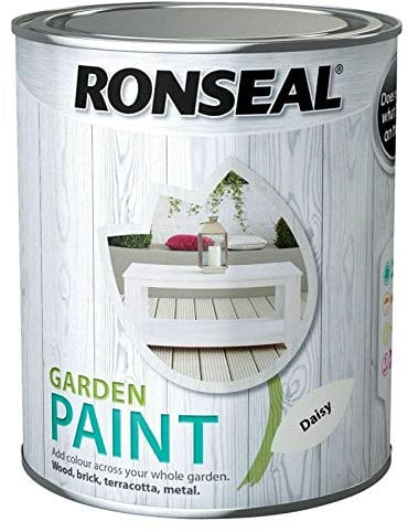 DIY & Tools Rainproof Exterior Outdoor Wood Shed Metal Brick Garden Paint - 2.5 Litre (Daisy)