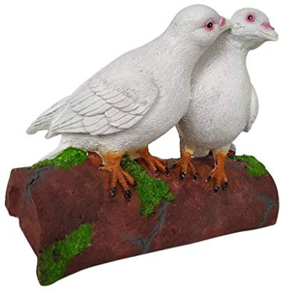 Tubayia Künstliche Taube Vögel Figur Gartenfigur Skulptur Haus Garten Dekoration Geschenk