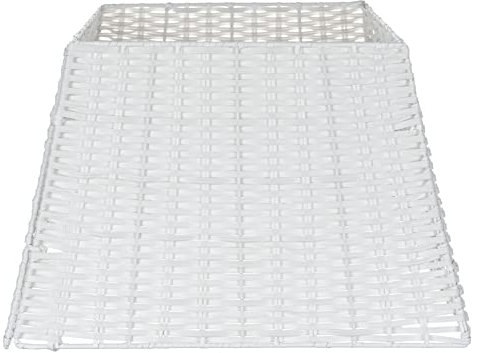 FiNeWaY Christmas Tree Wicker Skirt Willow Rattan Xmas Festive Wicker Stand Base Basket Cover Perfect for Indoor Use Tidy Decor Folds For Easy Storage (White)