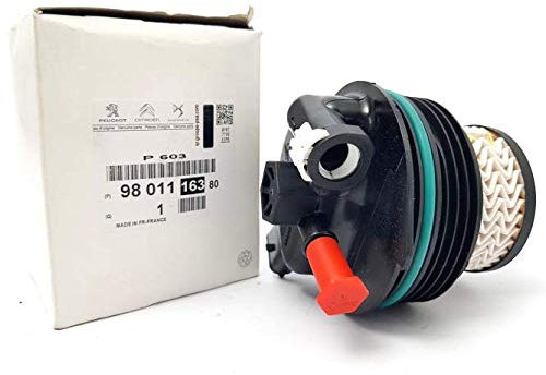 9801116380 Coperchio Filtro Gasolio Completo Originale PSA C i t r o e n F o r d P e u g e o t O p e l motori 1600 Blue Hdi 2000 Blue Hdi