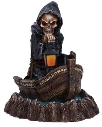 Nemesis Now Scent of The Styx Grim Reaper Räuchergefäß, 16,6 cm, Schwarz
