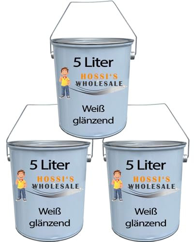 3x 5 Liter Premium Bootslack | Yachtlack | Schiffslack | Bootsweiß Weiß | made in Germany