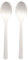 Haval Löffel, Bio-PP 18,5 cm weiss extra stabil 96432 Mehrweglöffel wiederverwendbar, 50 Stück