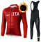 UGLY FROG Cyclisme Hommes Cyclisme Vêtements Ensembles Hommes Hiver Thermique Polaire Manches Longues Coupe Vent Cyclisme Long Jersey et Pantalon KXITCXHB14
