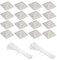 100 Pcs Self Adhesive Tie Wraps Base Holder Sticky Pads Cable Organizer Cable Ties Adheasive Mounts for DIY, Home,Office, Workshop(Take a length of 100 mm, install the base width 2 cm)