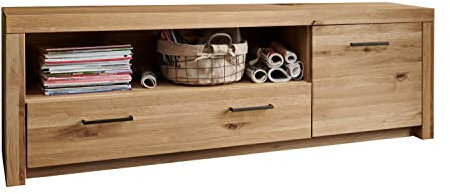 Möbel Jack TV-Lowboard - Wildeiche massiv geölt - 170 x 40 cm