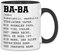 wowshirt Tasse Baba Definition Türkischer Vater Türkei Geschenk, Farbe:White - Black
