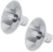 sourcing map Aire Acondicionado Drenaje Manguera Conector 25mm Tubo Recto Conexión Reemplazo Pieza Accesorios para Mini-Split Ventana AC, Gris Paquete de 2
