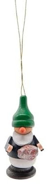 Rudolphs Schatzkiste Baumbehang Zwerg mit Erz BxHxT 3x6x3cm NEU Christbaum Christbaumschmuck Weihnachten Baumschmuck Holzschmuck Holz Seiffen Erzgebirge Strauchbehang Dekoration