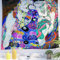 Berkin Arts Decor Wandteppich zum Aufhängen, Hintergrund aus hochwertigem Polyesterstoff Jugendstil gotisch 130 x 150 CM (Gustav Klimt-Jungfrau)
